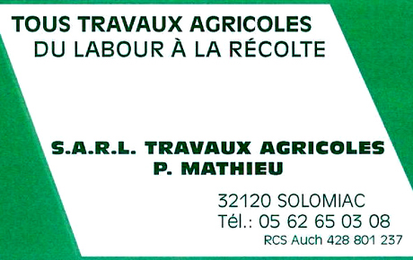 Mathieu Travaux Agricoles